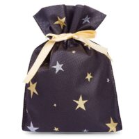 Sacs non tissé 22 x 31 cm avec impression - étoiles Sac de Noël