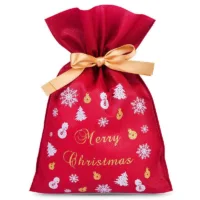 Sacs non tissés 30 x 45 cm avec imprimé de Noël Sac de Noël