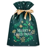 Sacs non tissés 30 x 45 cm avec imprimé de Noël Sac de Noël