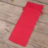 Pochettes en coton 16 x 37 cm - rouge Sacs rouges