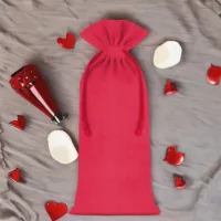 Pochettes en coton 16 x 37 cm - rouge Journée de la femme