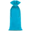 Pochettes en coton 16 x 37 cm - turquoise Sacs turquoise