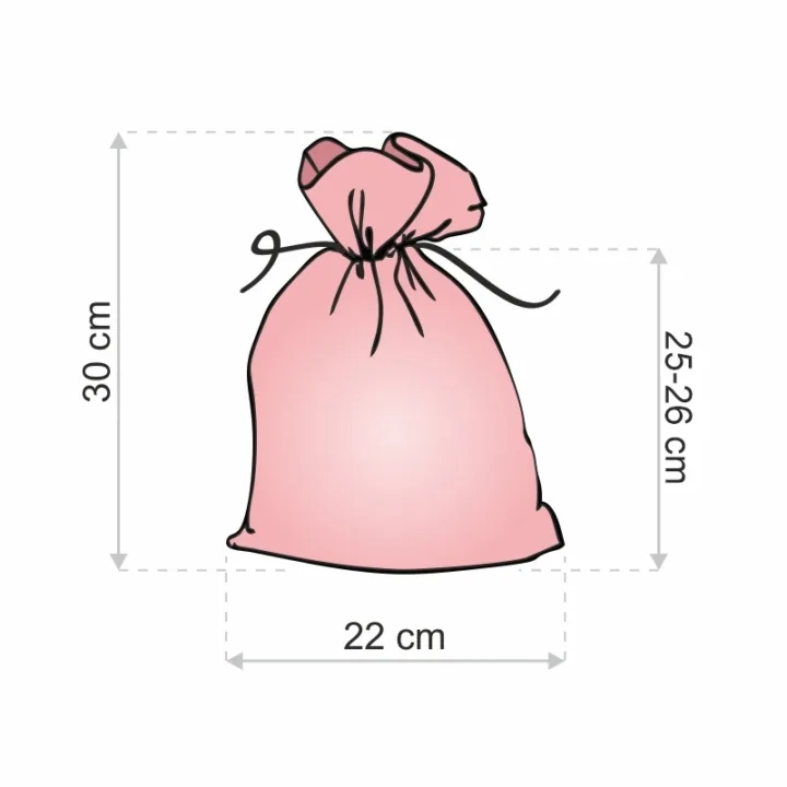 Sacs de jute 22 x 30 cm - gris En voyage