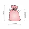Sacs de jute 22 x 30 cm -  rouge Sacs en jute