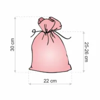 Sacs de jute 22 x 30 cm - rouge Sacs en jute