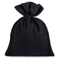 Sacs en coton 22 x 30 cm - noir Sacs en coton