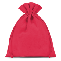 Sacs en coton 22 x 30 cm - rouge Saint-Valentin