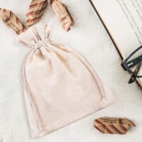 Sacs en coton 26 x 35 cm - naturelle Bougies