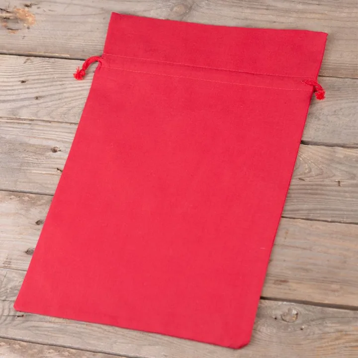 Sacs en coton 26 x 35 cm - rouge Sacs rouges