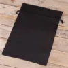 Sacs en coton 30 x 40 cm - noir Hotel accessoires