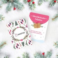 Cartes défis pour calendrier de l'Avent (DE) Noël