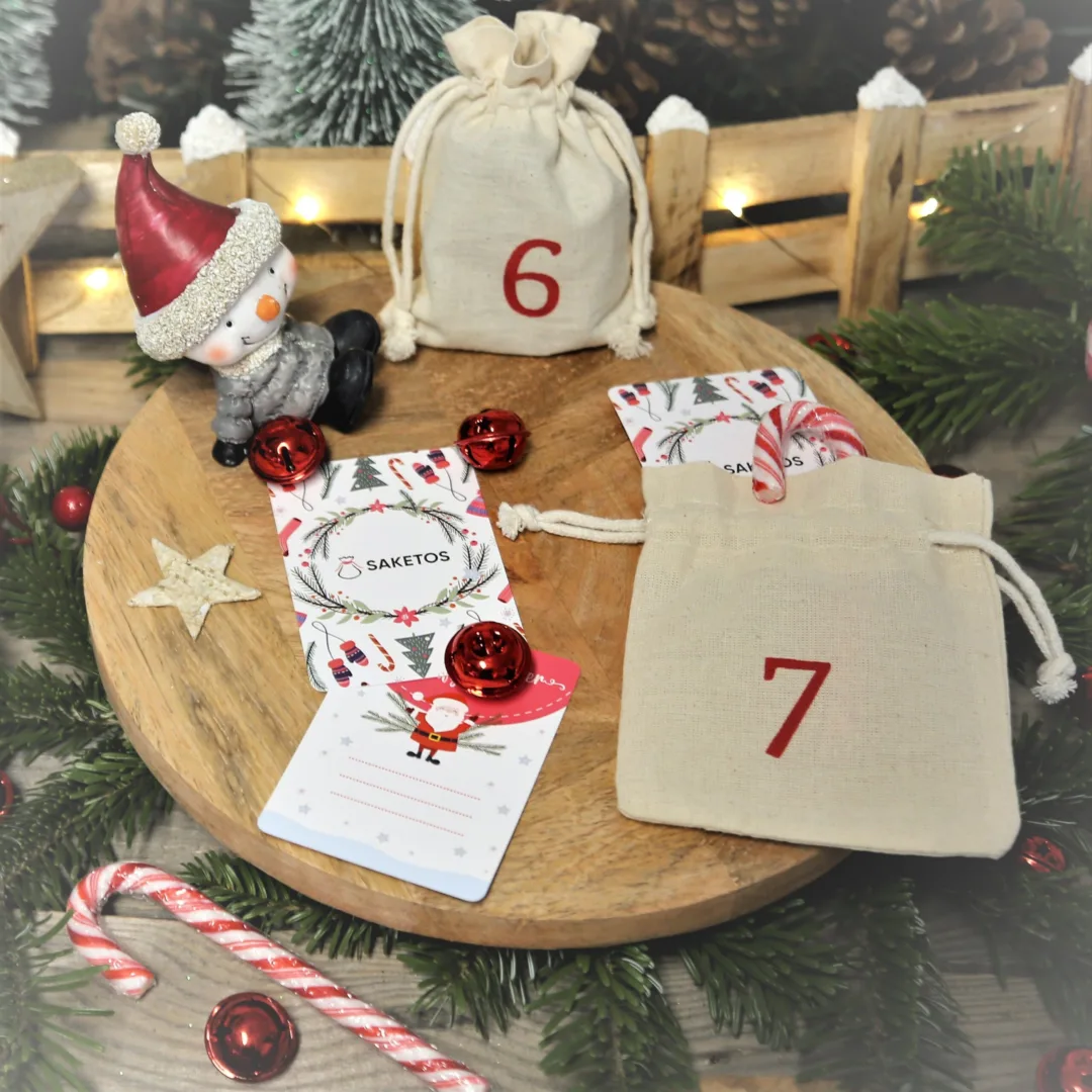 Cartes défis pour calendrier de l'Avent (DE) Calendriers de l’Avent