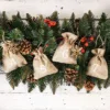 Etoiles en bois 5,5 x 5,5 cm - naturelle Emballage cadeau