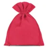 Pochettes en coton 15 x 20 cm - rouge Saint-Valentin