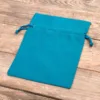 Pochettes en coton 15 x 20 cm - turquoise Décorations d’intérieur