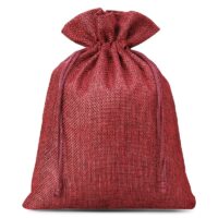 Sacs de jute 15 x 20 cm - bordeaux Sacs bordeaux