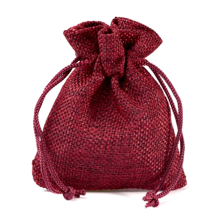 Sacs de jute 15 x 20 cm - bordeaux Sacs d'occasion