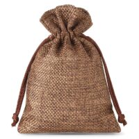 Sacs de jute 15 x 20 cm - naturelle foncé Sacs marrons