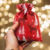 Sacs de jute 15 x 20 cm - rouge / renne Utilisation