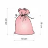 Sacs de jute 18 x 24 cm - gris En voyage