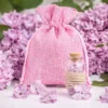 Sacs de jute 18 x 24 cm - rose clair Moyens sachets 18x24 cm