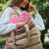 Sacs de jute 18 x 24 cm - rose clair Lifehack – idées malines