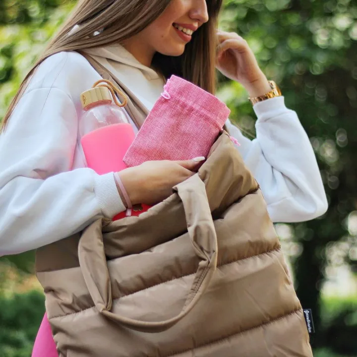 Sacs de jute 18 x 24 cm - rose clair Lifehack – idées malines