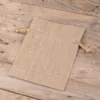 Sacs en lin naturel 12 x 15 cm Zero waste