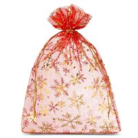 Sacs en organza 26 x 35 cm - Noël Sac de Noël