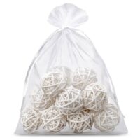 Sacs en organza 35 x 50 cm - blanc Protection du raisin