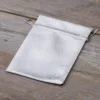 Pochette métallique 10 x 13 cm - argenté Décorations de table