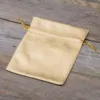 Pochette métallique 12 x 15 cm - or Sac de Noël
