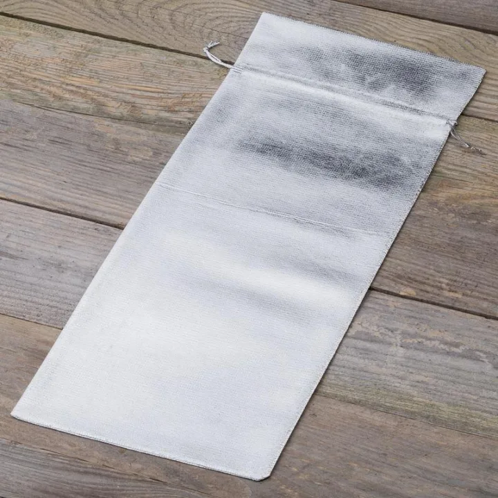 Pochette métallique 16 x 37 cm - argenté Pochettes argent / gris