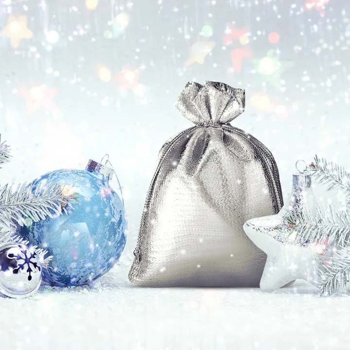 Pochette métallique 18 x 24 cm - argenté Moyens sachets 18x24 cm