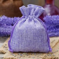 Sacs de jute 10 x 13 cm - lavande Sacs violets foncés