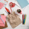 Sacs de jute 12 x 15 cm - naturelle clair Moyens sachets