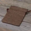 Sacs de jute 12 x 15 cm - naturelle foncé Sac de jute