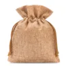 Sacs de jute 13 x 18 cm - marron clair Sacs marrons