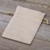 Sacs de jute 13 x 18 cm - naturelle clair Batême