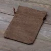 Sacs de jute 13 x 18 cm - naturelle foncé Pour enfants