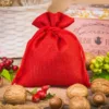 Sacs de jute 13 x 18 cm - rouge Sac de jute
