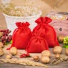 Sacs de jute 13 x 18 cm - rouge Saint-Valentin