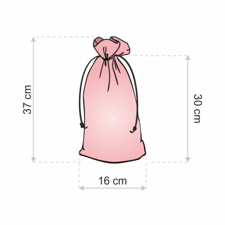 Sac de jute 16 x 37 cm - naturelle clair DIY – lots créatifs