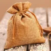 Sacs de jute 18 x 24 cm - marron clair Halloween