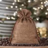 Sacs de jute 18 x 24 cm - naturelle foncé Décorations d’intérieur