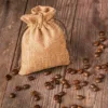 Sacs de jute 8 x 10 cm - marron clair Petits sachets