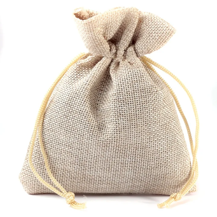Sacs de jute 8 x 10 cm - naturelle clair Sacs naturels clair