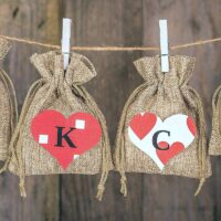 Sacs de jute 8 x 10 cm - naturelle Sac de jute