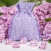 Sacs de jute 9 x 12 cm - lavande Petits sachets 9x12 cm