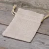 Sacs de jute 9 x 12 cm - naturelle clair Petits sachets